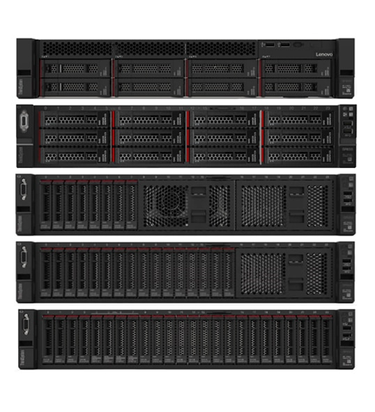 Сервер Lenovo ThinkSystem SR655 Rack 2U,1xEPYC 7702P 64C (2.0GHz/200W),2x25GbE SFP28,1x1100W,2x2.8m p/c, XCP PE w/3Yr SW