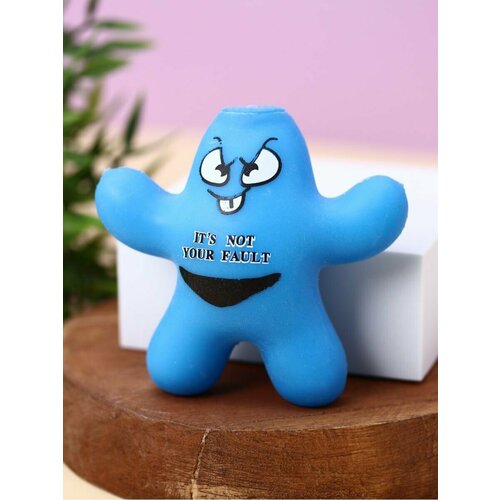 Игрушка антистресс, мялка Squeeze man blue