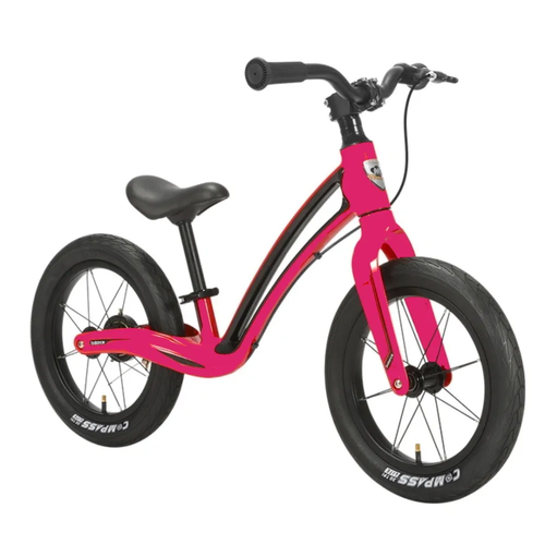 фото Беговел с тормозами montasen alloy childrens toy scooter 14 inch (pink)