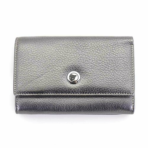 фото Кошелек sergio valentini, фактура гладкая, серебряный