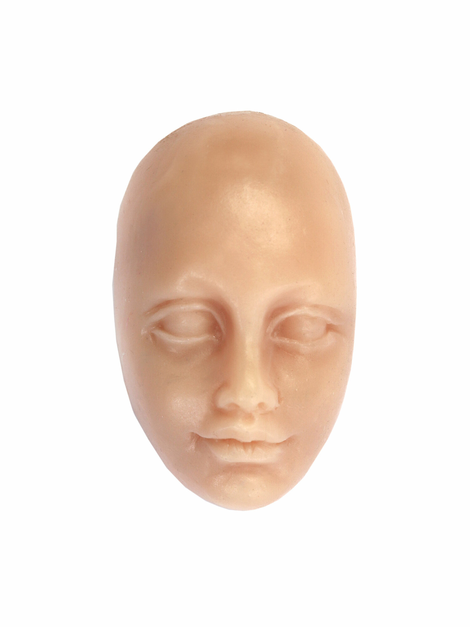 Молд силиконовый для полимерной глины "лицо женщины" мини 2,1х1см