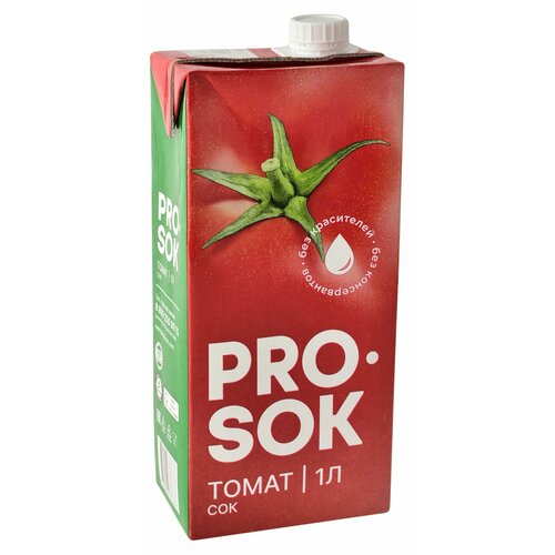 Сок Pro Sok восстановленный Томатный, 1 л, 4 шт