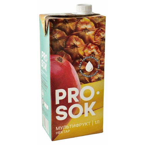 Нектар Pro Sok Мультифрукт, 1 л, 4 шт