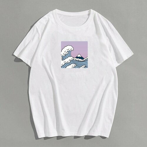 Футболка размер 50, белый