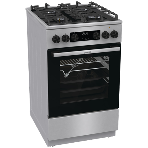 Плита Gorenje GK5C65XV нержавеющая сталь реш чугун 6397000₽