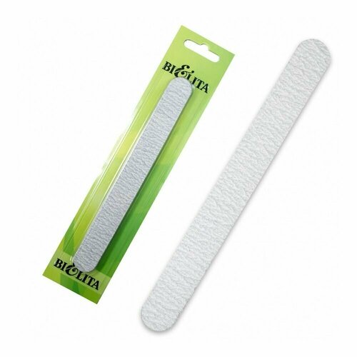 Белита Пилка для ногтей наждачная на блистере цвет белый 18х2см 594₽