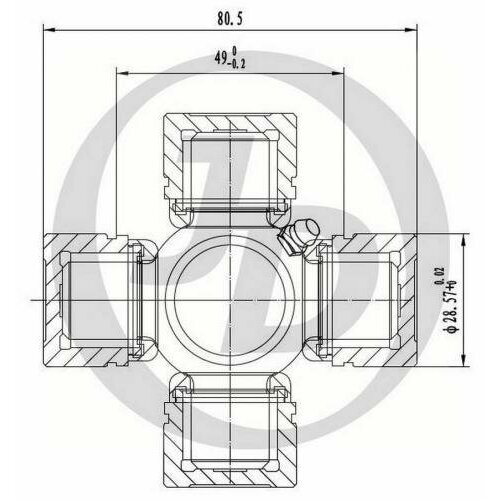 Крестовина gut27 Jd JTU0052