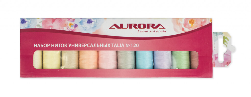 AURORA Talia №120 AU-1204 Набор ниток универсальных