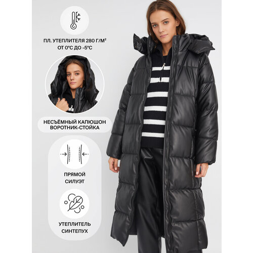 фото Куртка zolla, размер xs, черный