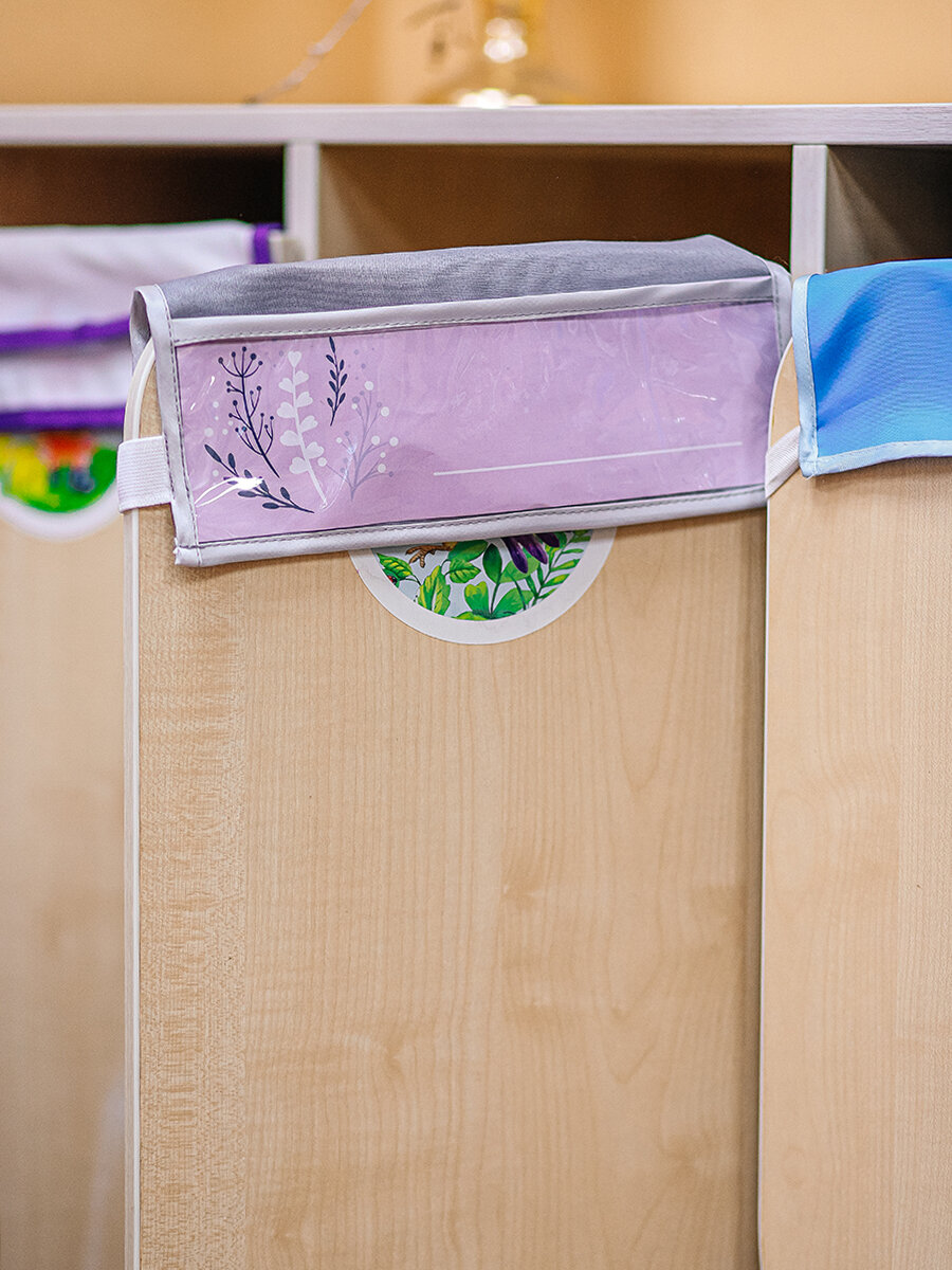 Кармашки в шкафчик для детского сада органайзер для девочки - фотография № 4
