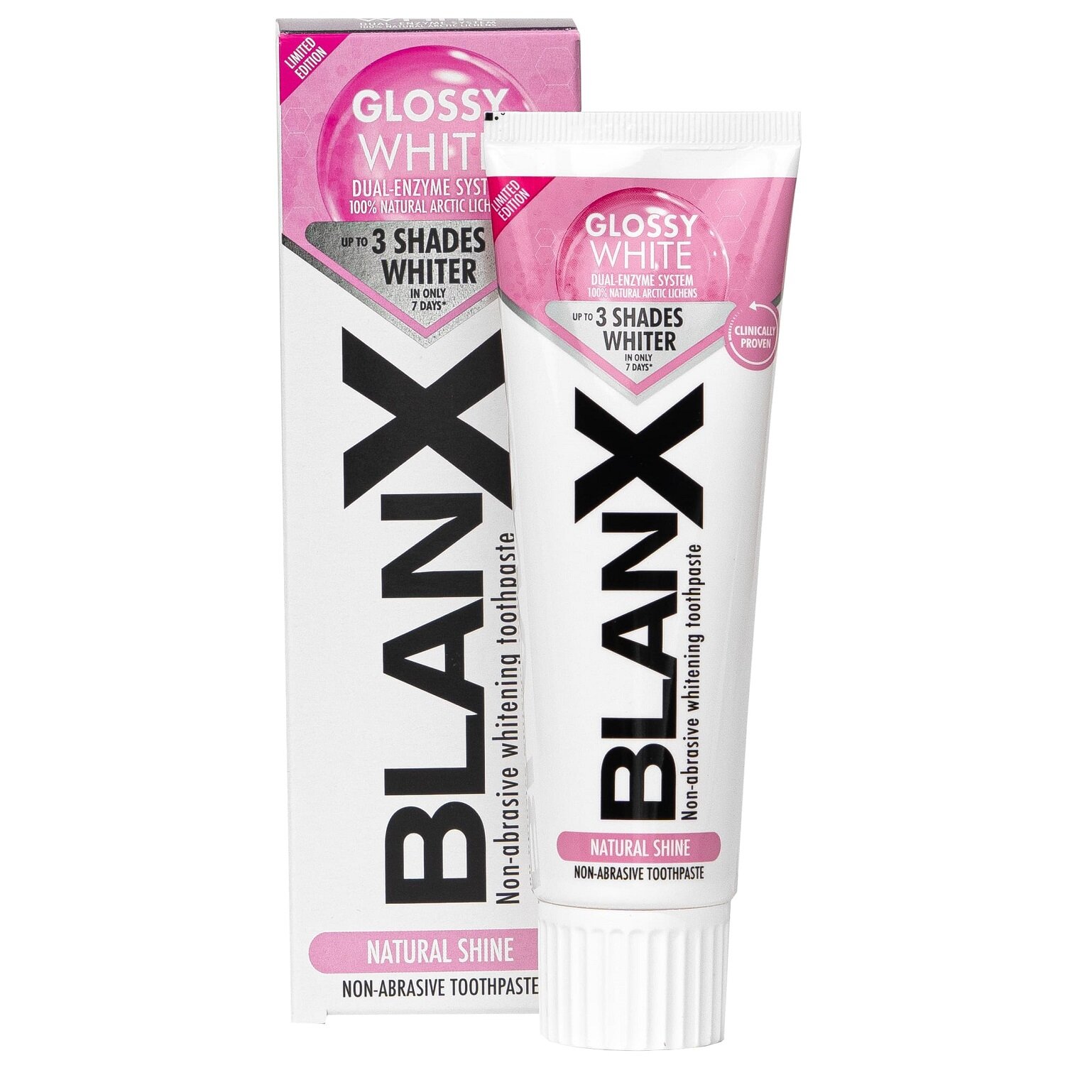 BLANX BlanX Зубная паста Glossy White Глосси Вайт, 75 мл