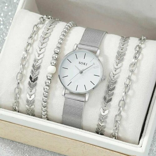 фото Наручные часы, серебряный time lider