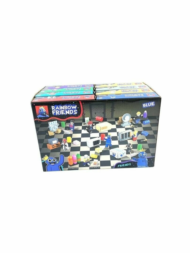 фото Набор конструкторов Радужные друзья 8в1