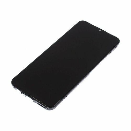Дисплей для Realme C25 (в сборе с тачскрином) в рамке, черный, AAA дисплей для realme c25 черный