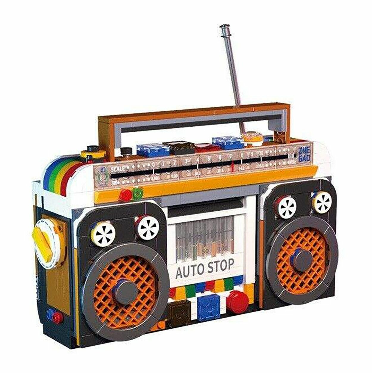 Конструктор пластиковый Zhe Gao Ретро Магнитофон The 1990's Radio Other