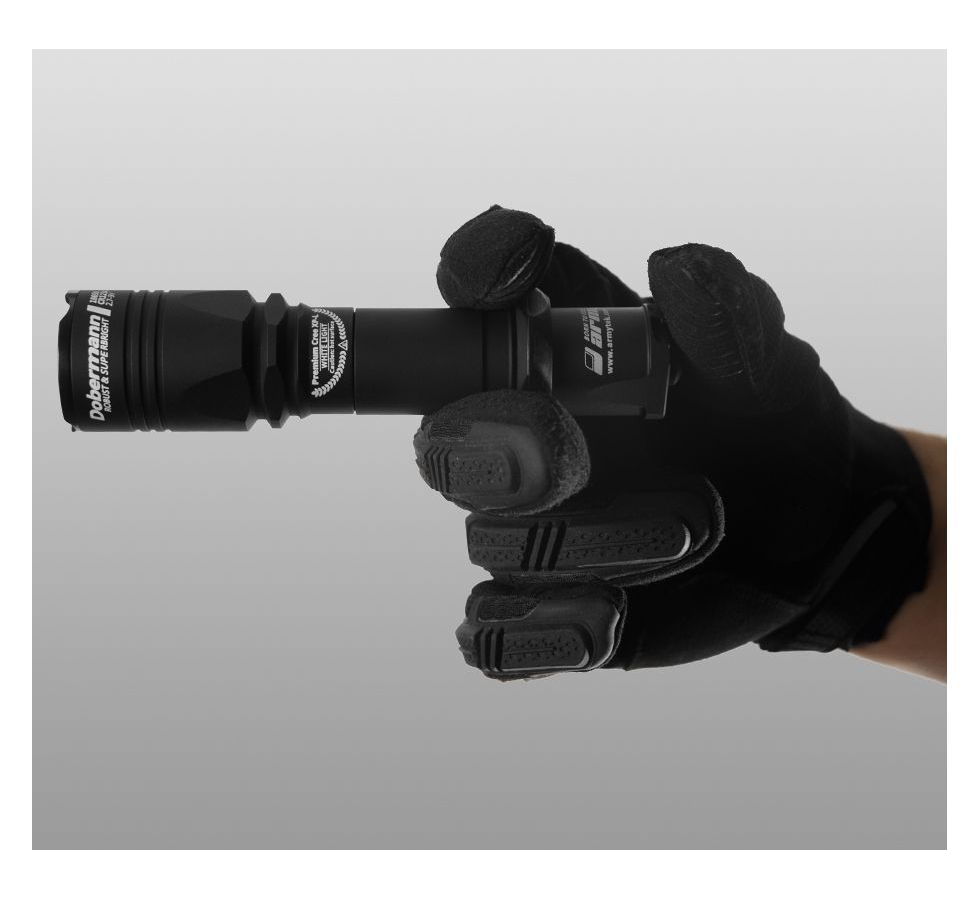 Фонарь Armytek тактический Dobermann XP-L, теплый свет