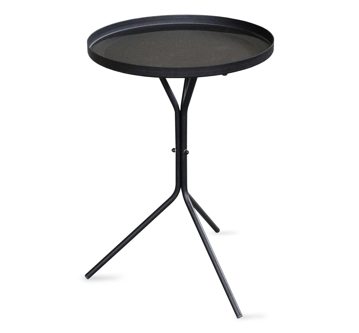 Столик журнальный SHEFFILTON SHT-CT11 круглый металлический диаметр 35 см черный муар