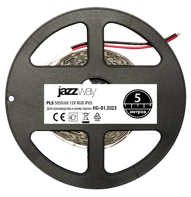 Лента PLS 5050/60 RGB IP65 5м (14.4W) JAZZway (в упаковке 1 шт.)