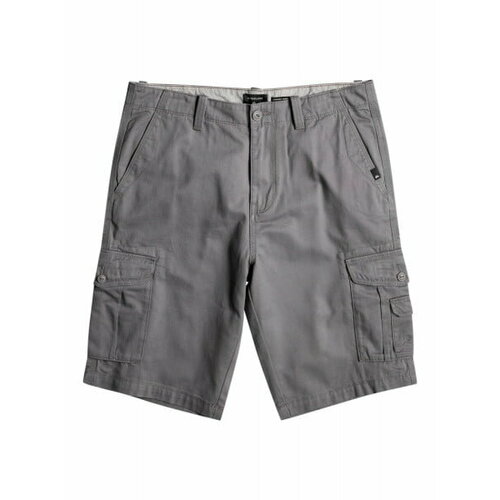 фото Шорты quiksilver, размер 38, серый