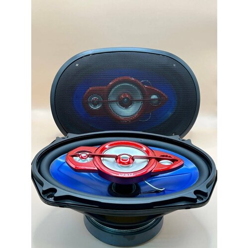 Автомобильные динамики HERTZ HZ-695 Комплект из 2 штук Коаксиальная акустика 4-х полосная Овал 16х24 См 6х945 Дюйм 1200 Вт 3499₽