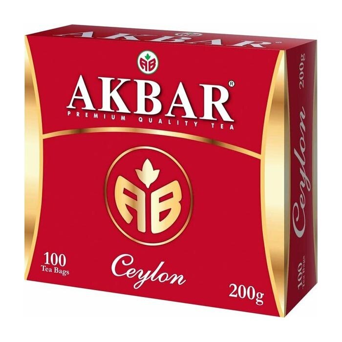 Чай черный Akbar Ceylon 100 пак