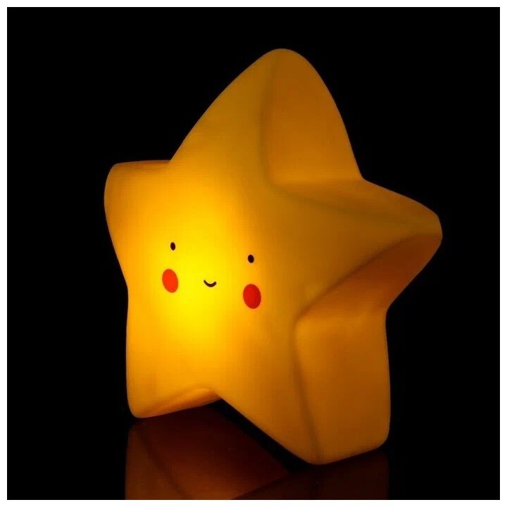 Детский беспроводной ночной светильник Звезда - фотография № 2