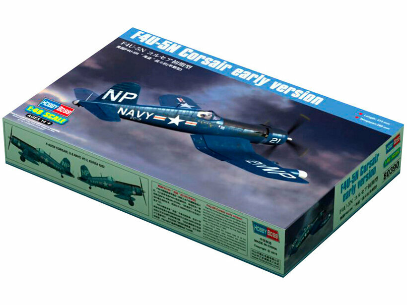 80390 Hobby Boss Истребитель Chance Vought F4U-5N Corsair (Ранняя версия) (1:48)