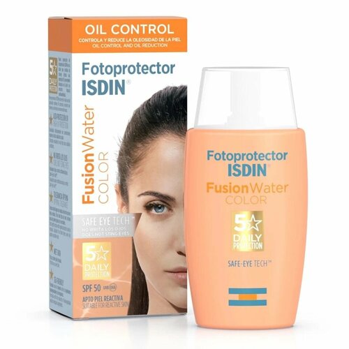 Флюид isdin isdin fusion water color spf 50 light 3800₽