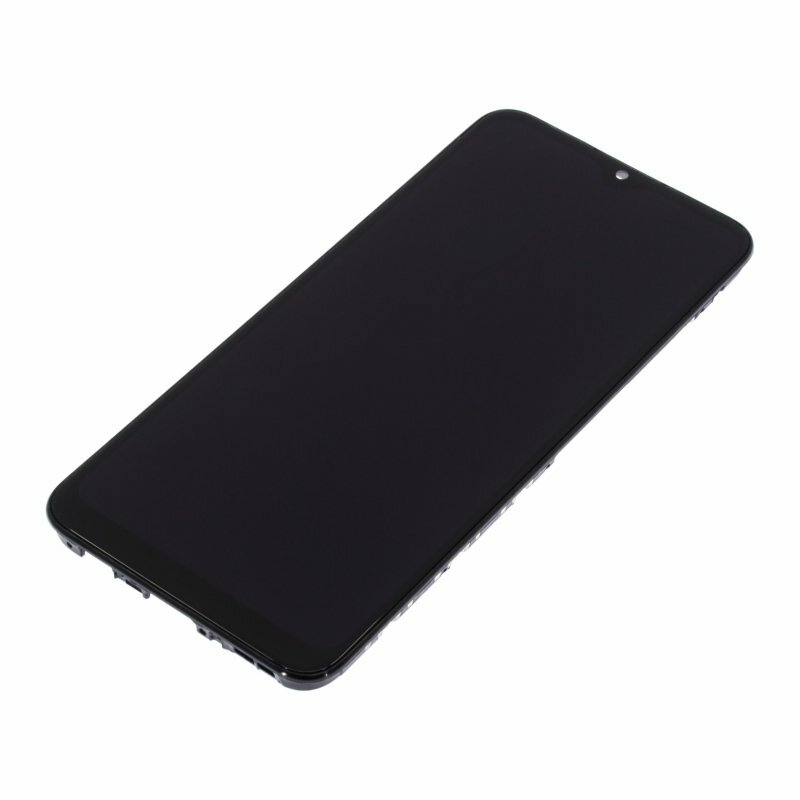 Дисплей для Samsung A037F Galaxy A03s (в сборе с тачскрином) в рамке (159 мм) черный, AA