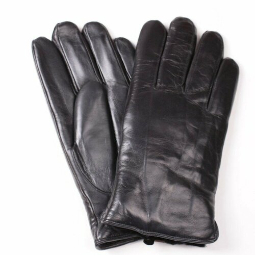 перчатки кожаные утепленные на искусственном меху worker 1 пара Перчатки Pitas, размер 10.5, черный