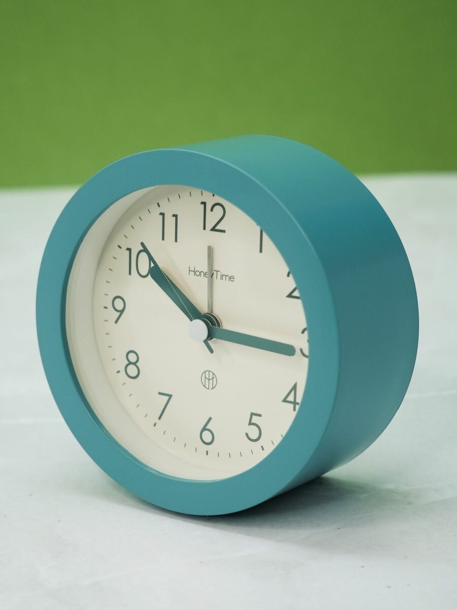 Часы настольные с будильником Style blue
