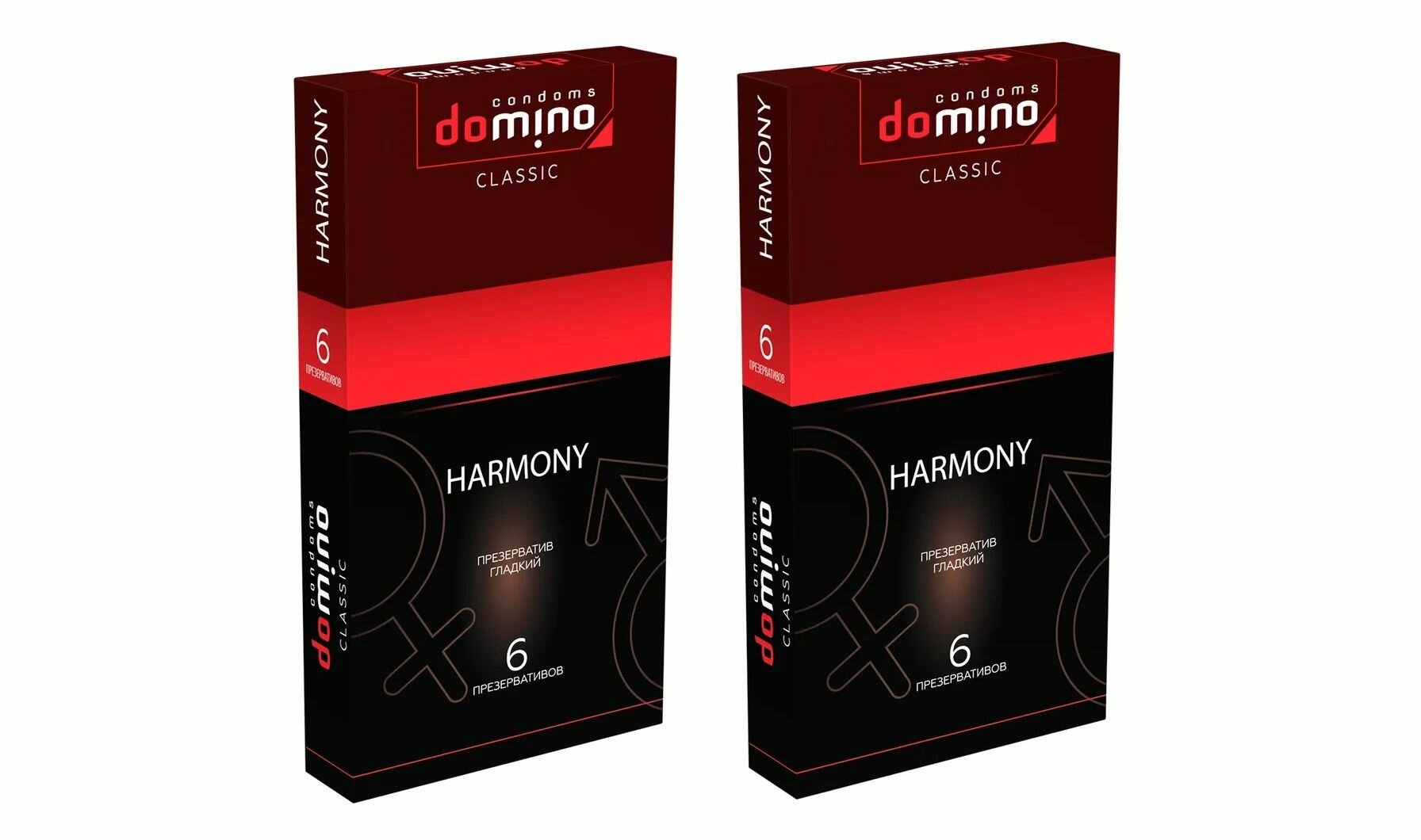 Domino Презервативы "Classic Harmony", 6 штук, 2 упаковки