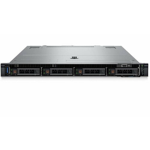 Сервер Dell EMC DELL PowerEdge R440 1U/ 4LFF/ 1xHS/ PERC H750/ 2xGE/ 1x550W/noPCIe / iDRAC9 Ent/ Bezel noQS/ Sliding Rails/ noCMA/ 1YWARR