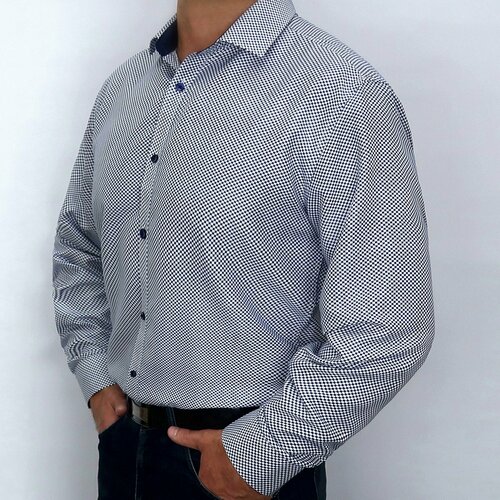 фото Рубашка , размер 6xl, серый westtiger