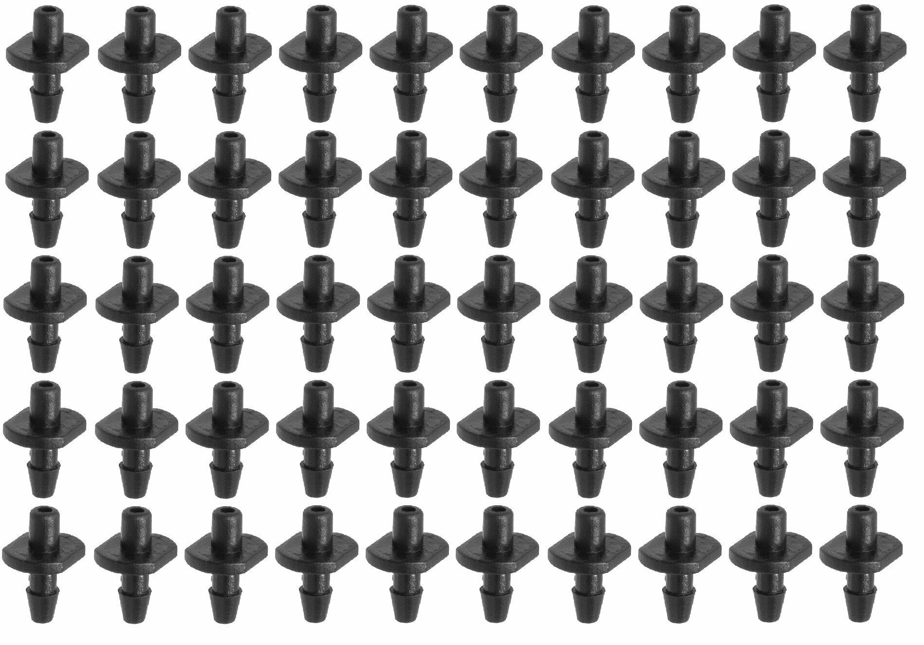 Стартер для микротрубки капельного полива 3 мм, 50 шт, пластик — фото 1