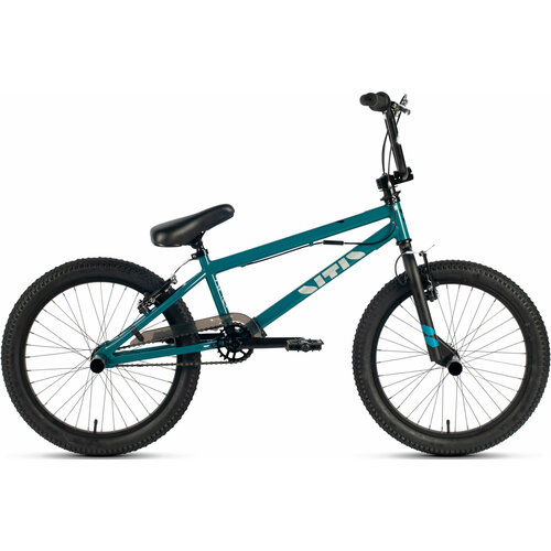 Велосипед BMX SITIS RING TWO 20 (2024), ригид, взрослый, детский, подростковый, для девочек, для мальчиков, стальная рама, 1 скорость, ободные тормоза, цвет Blue, синий цвет, размер рамы 20, для роста 130-170 см