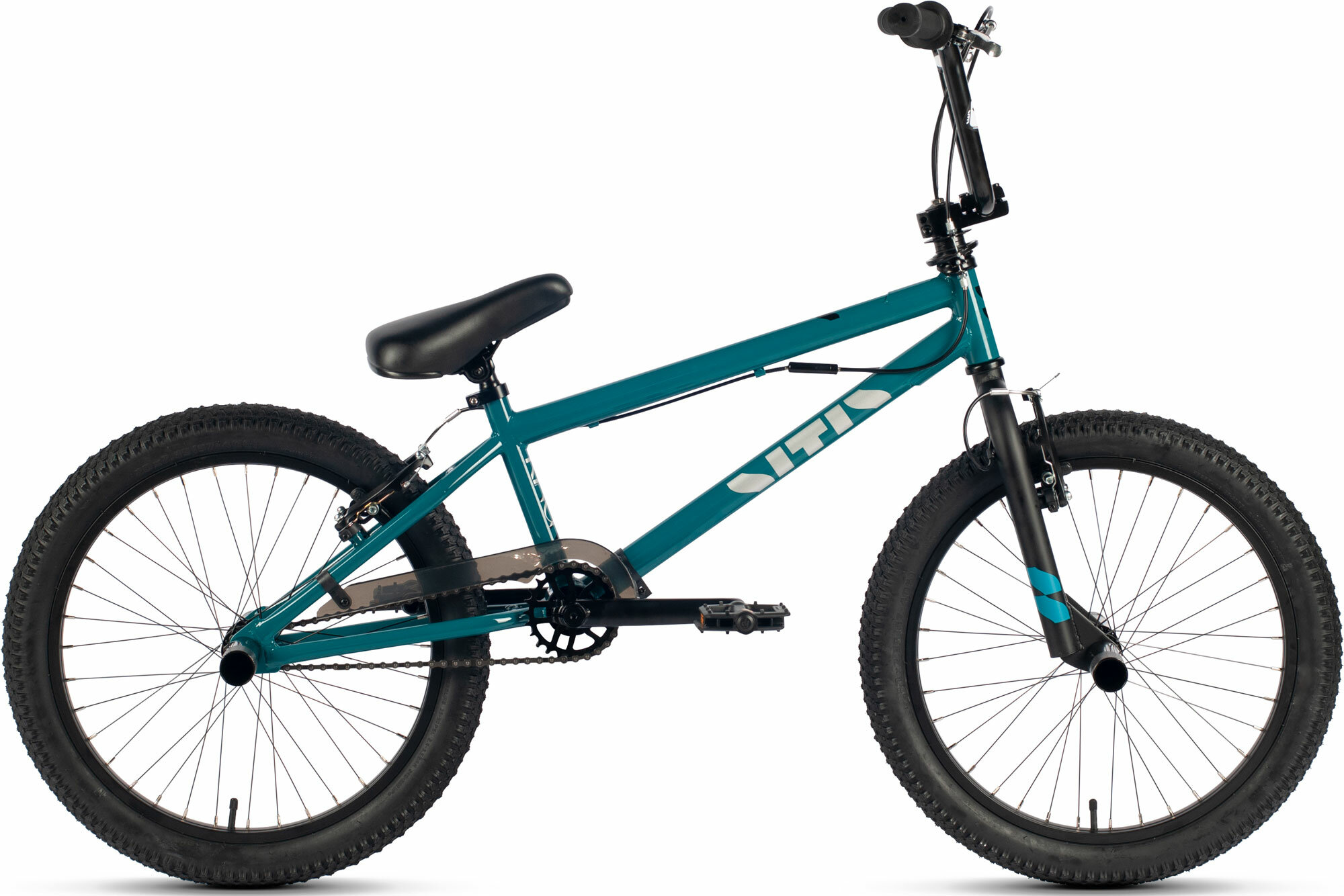 Велосипед BMX SITIS RING TWO 20" (2024), ригид, взрослый, сталь, Blue синий, рама 20", рост 130-170 см