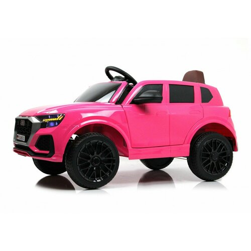 Электромобиль Audi Mini, розовый глянец