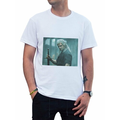 фото Футболка, размер m, белый top t-shirt