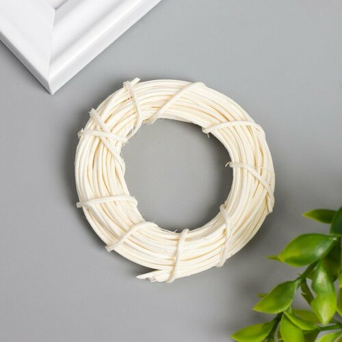 Кольцо ротанг для изготовления ловца снов Сливочный d6 см 252₽