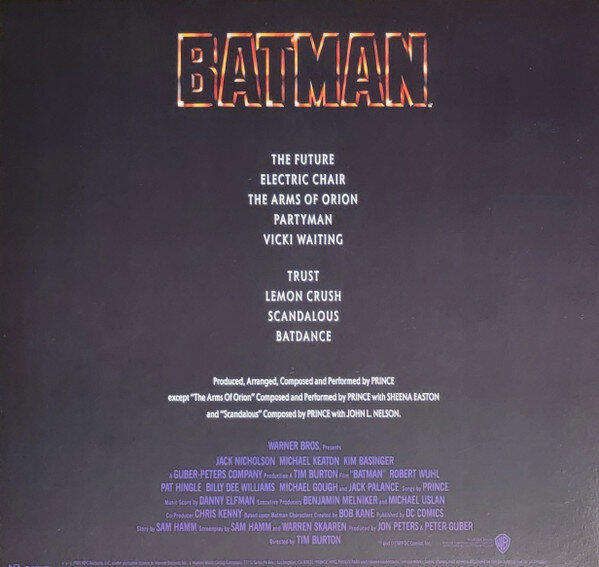 0603497839414, Виниловая пластинка OST, Batman (Prince) Warner Music - фото №11