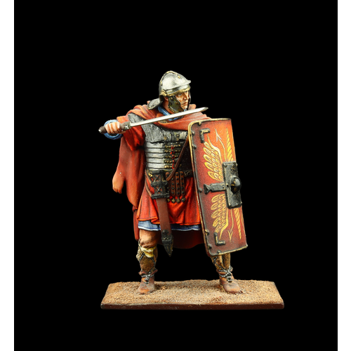 фото Оловянный солдатик (топ): римский легионер в плаще, i в. н. э silver dream studio