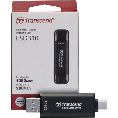 Внешний жесткий диск 256Gb Transcend TS256GESD310C серый USB-C - фото №4