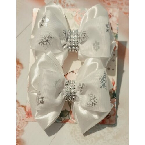 Бантики для девочек, набор 2шт