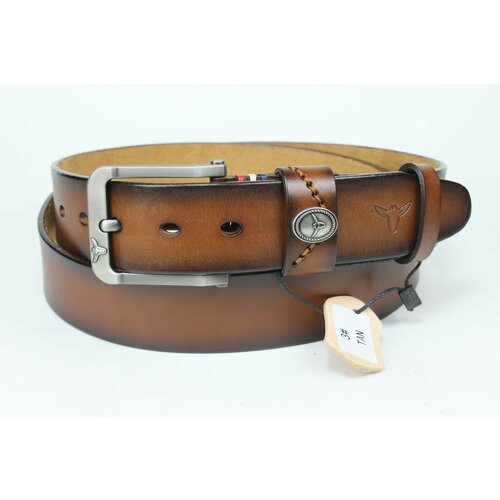 фото Ремень , размер 120, коричневый fortuna