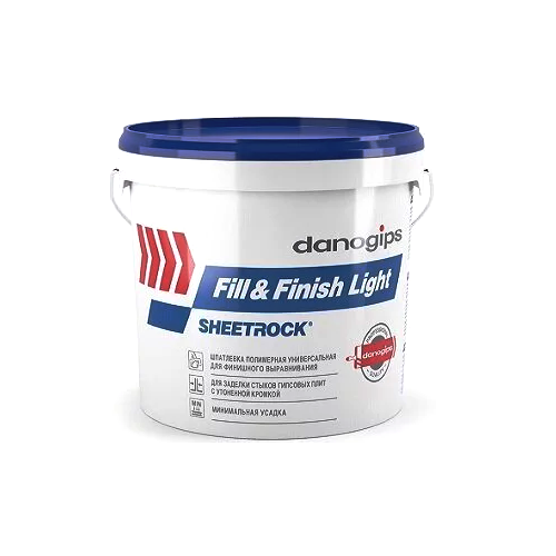 Шпатлевка пастообразная полимерная финишная облегченная Fill&Finish Light (10 л)