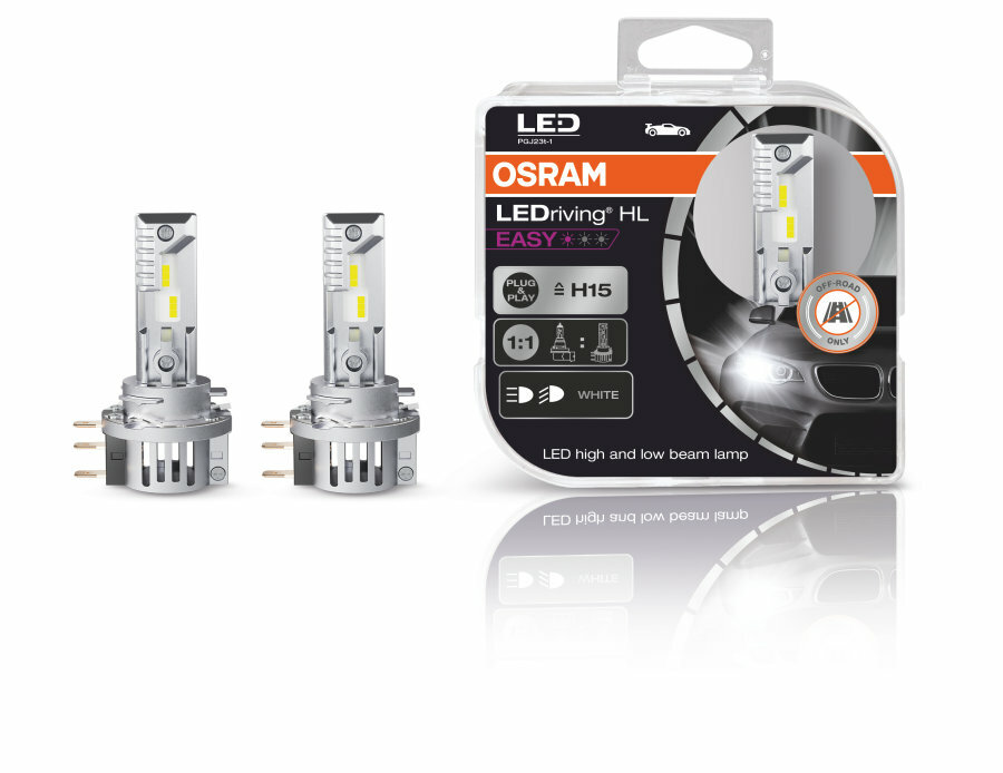 Автомобильные светодиодные лампы H15 OSRAM 64176DWESY