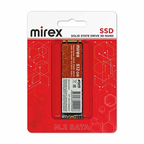 Накопитель SSD M2 512GB Mirex 13640-512GBM2SAT 359000₽