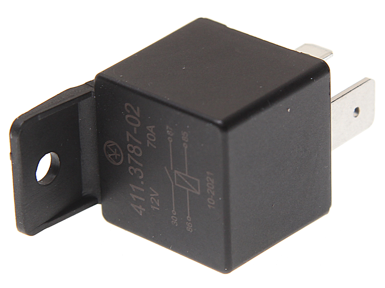 фото Реле электромагнитное 12V 4-х контактное 70А замыкающее энергомаш