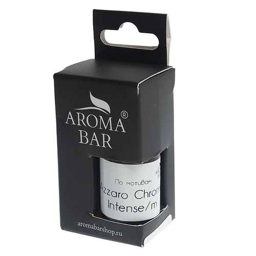Ароматизатор масляный (Azzaro Chrome Intense) 10мл в крафтовой коробке AROMA BAR